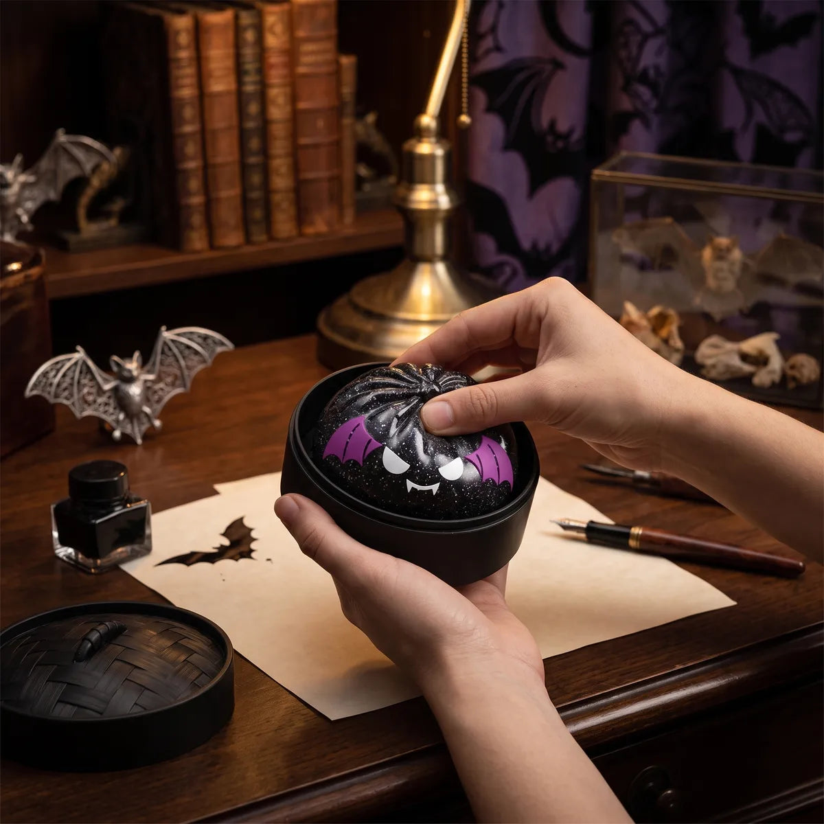 Spooky Bat Halloween Dumpling Squishy - Image 7