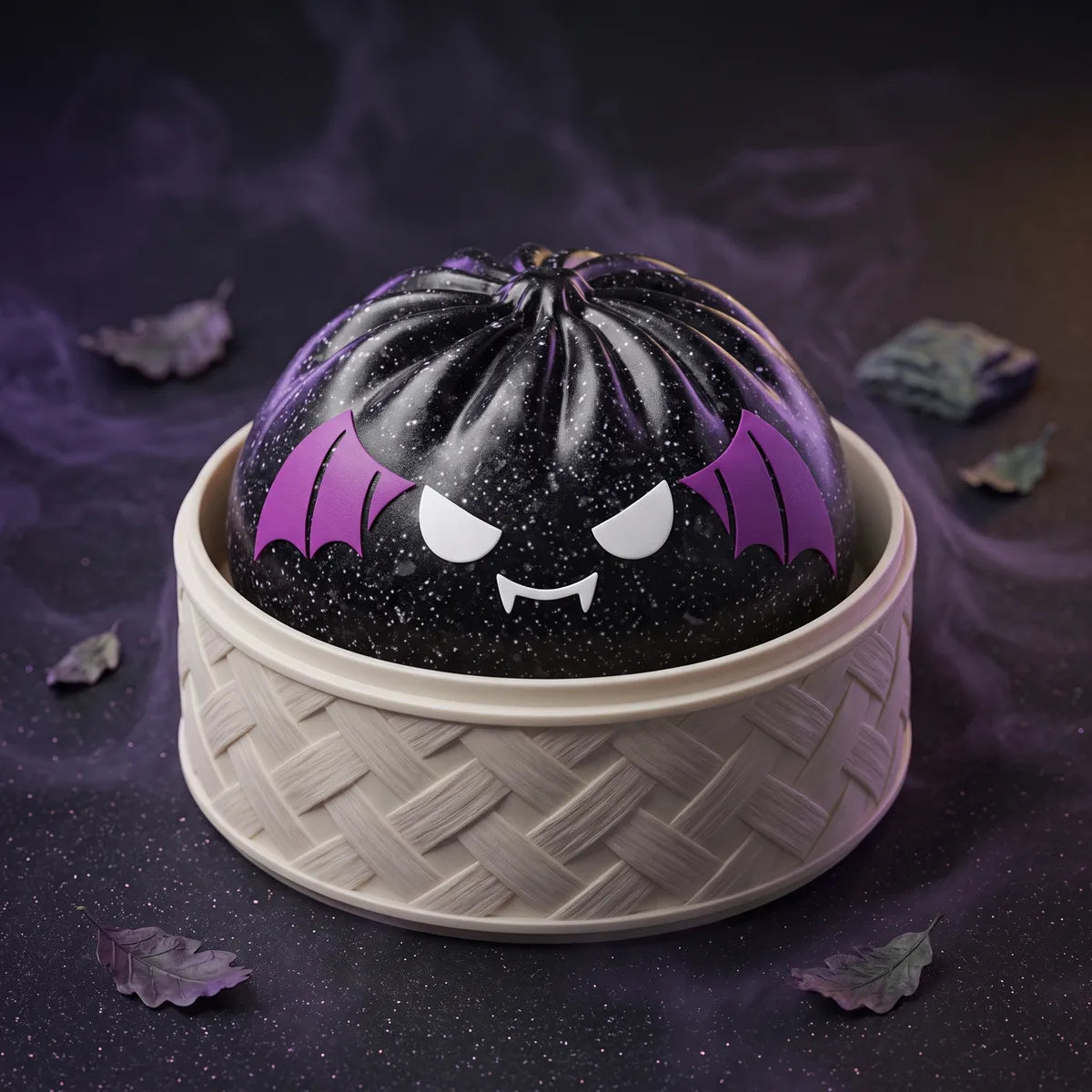 Spooky Bat Halloween Dumpling Squishy - Image 2