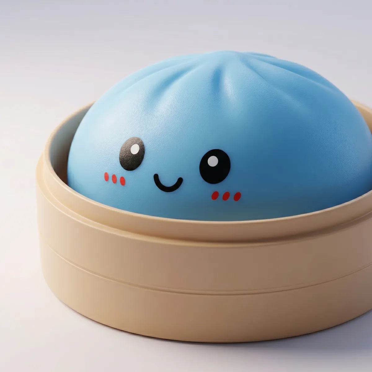 Ocean Blue Dumpling Squishy - Image 2
