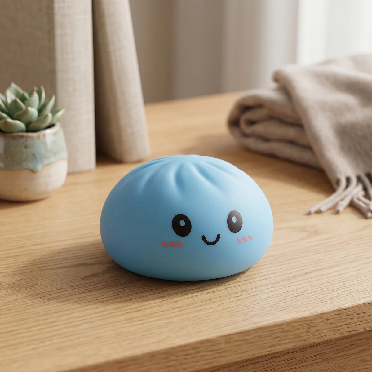 Ocean Blue Dumpling Squishy - Image 8