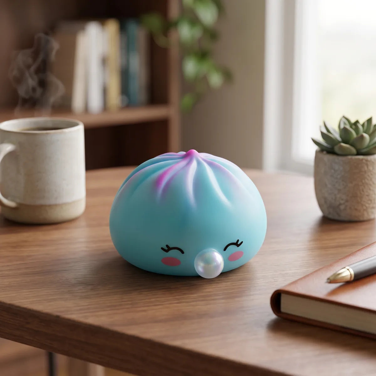 Frost Blue Rare Blow Dumpling Squishy - Image 8