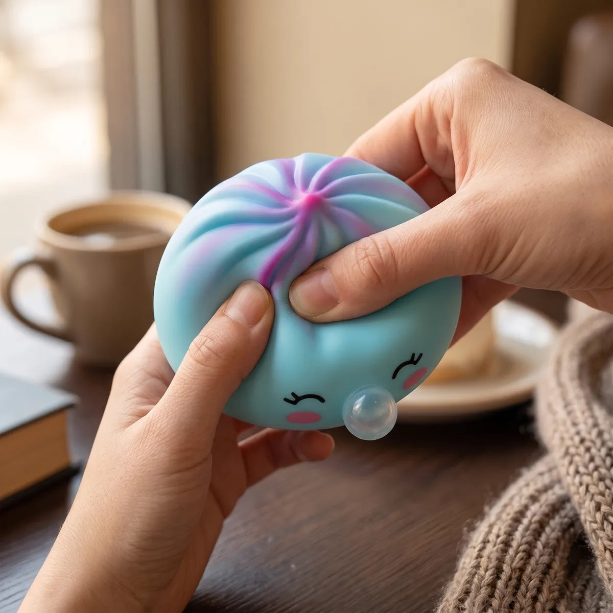 Frost Blue Rare Blow Dumpling Squishy - Image 7