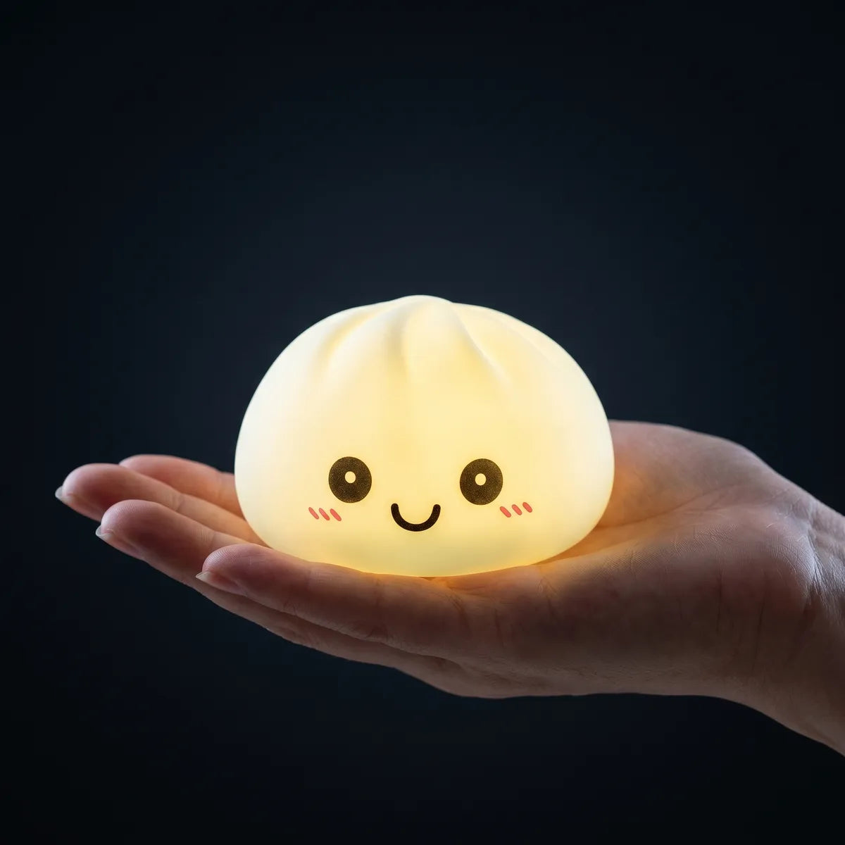 Aurora Blue Squishy Dumpling Light - Image 3