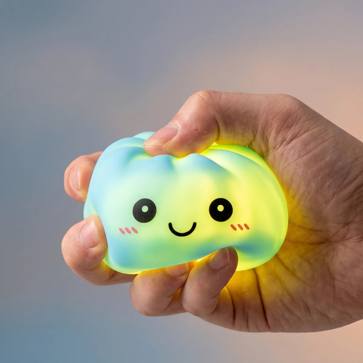 Aurora Blue Squishy Dumpling Light - Image 5