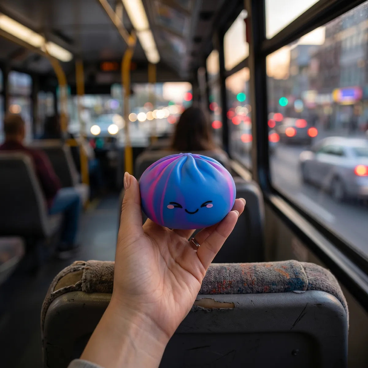 Rainbow Colorful Dumpling Squishy - Image 8