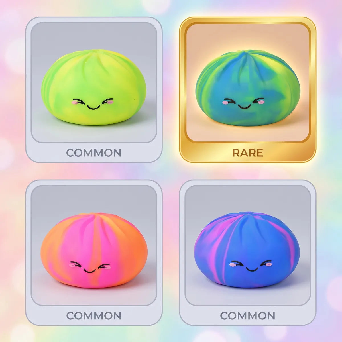 Rainbow Colorful Dumpling Squishy - Image 2