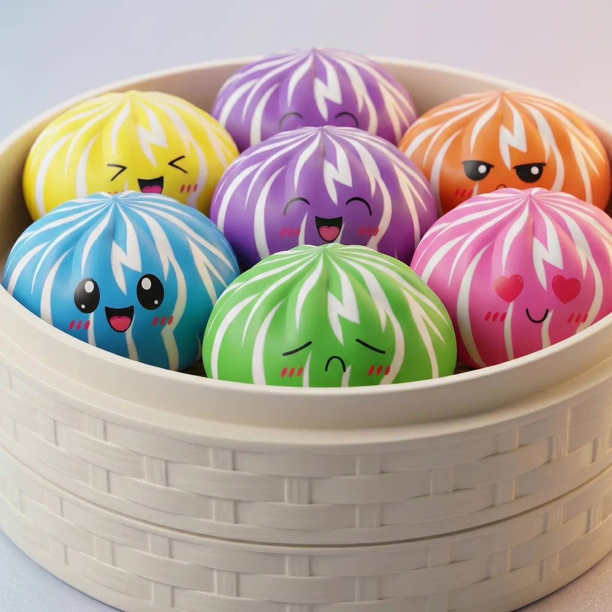 Fluffy Dumpling Squishy Bun Mystery Toy - Image 3