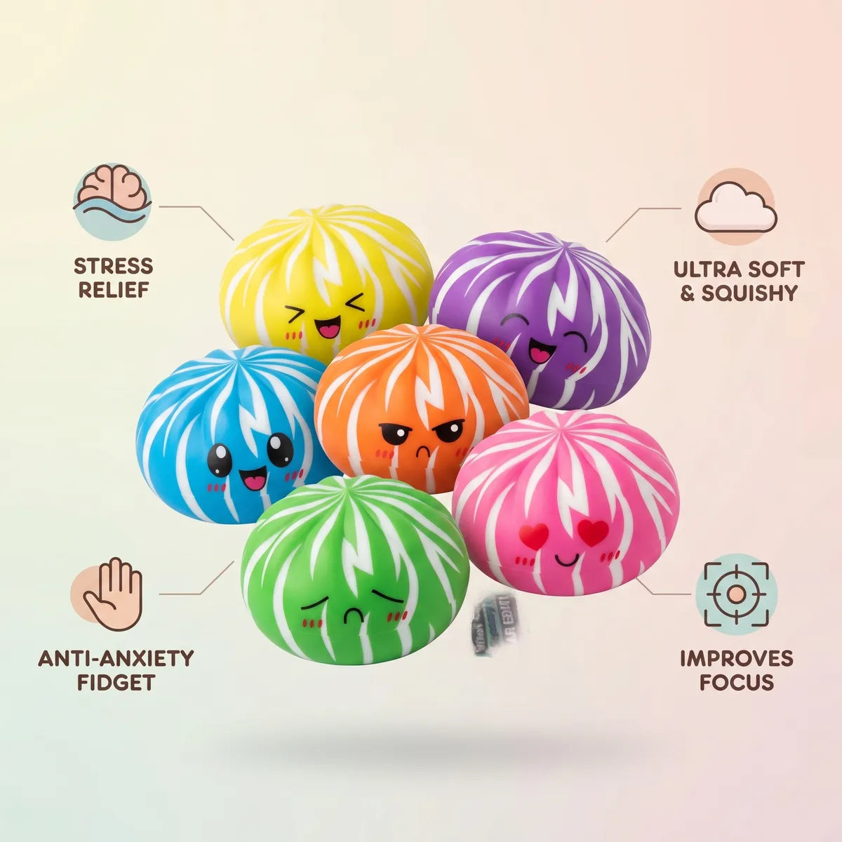 Fluffy Dumpling Squishy Bun Mystery Toy - Image 7
