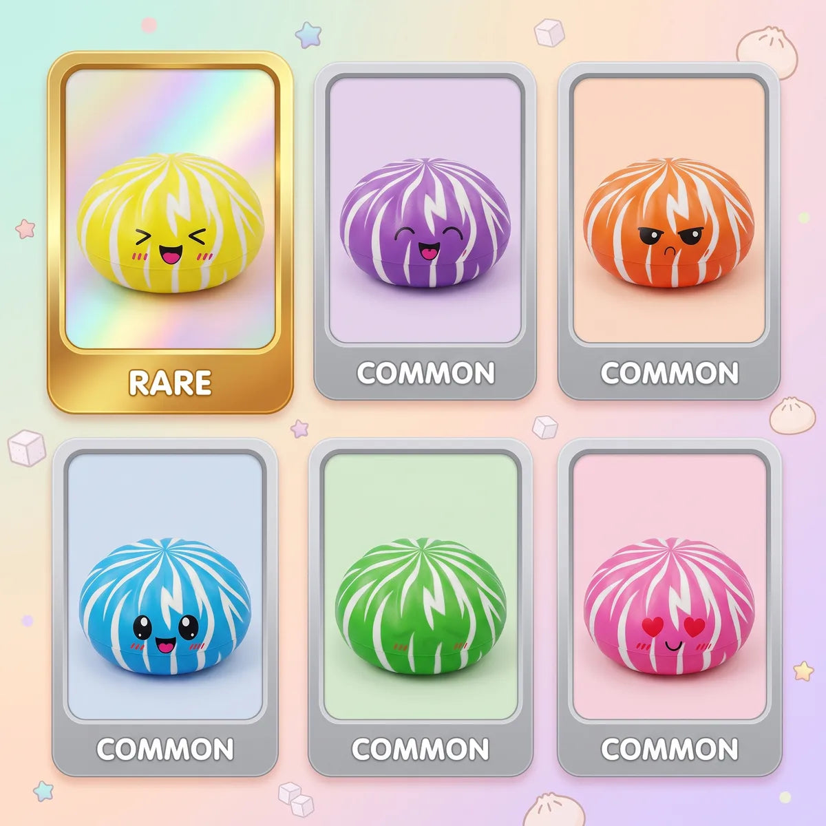 Fluffy Dumpling Squishy Bun Mystery Toy - Image 2