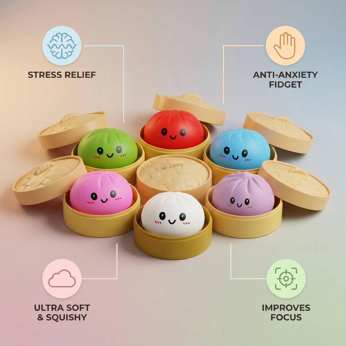 Surprise Dumpling Squishy Mystery Box - Image 7