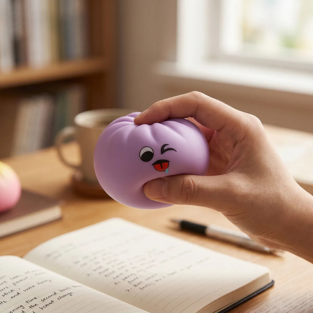 Pillowy Dumpling Squishy Mystery Bun Fidget Toy - Image 8