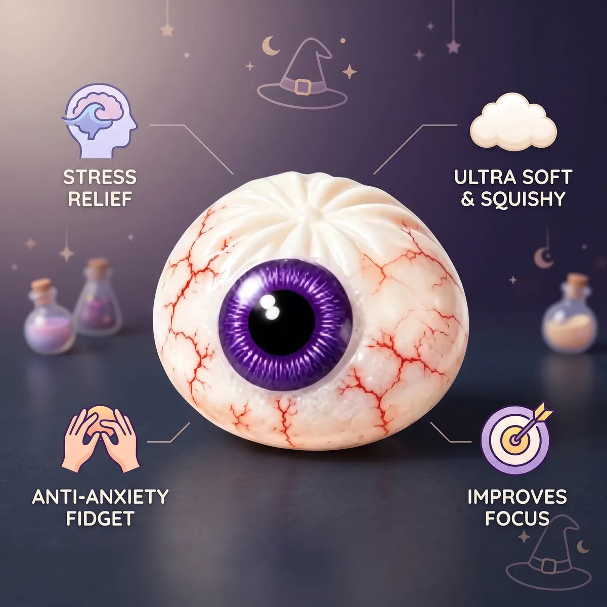 Creepy Eyeball Halloween Dumpling Squishy - Image 6