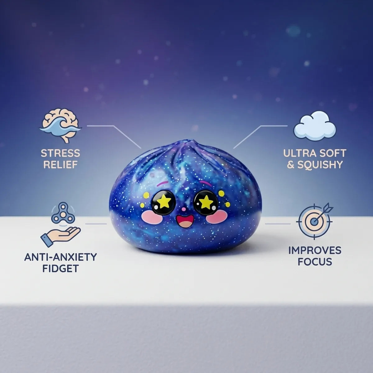 Cosmic Galaxy Dumpling Squishy - Image 5
