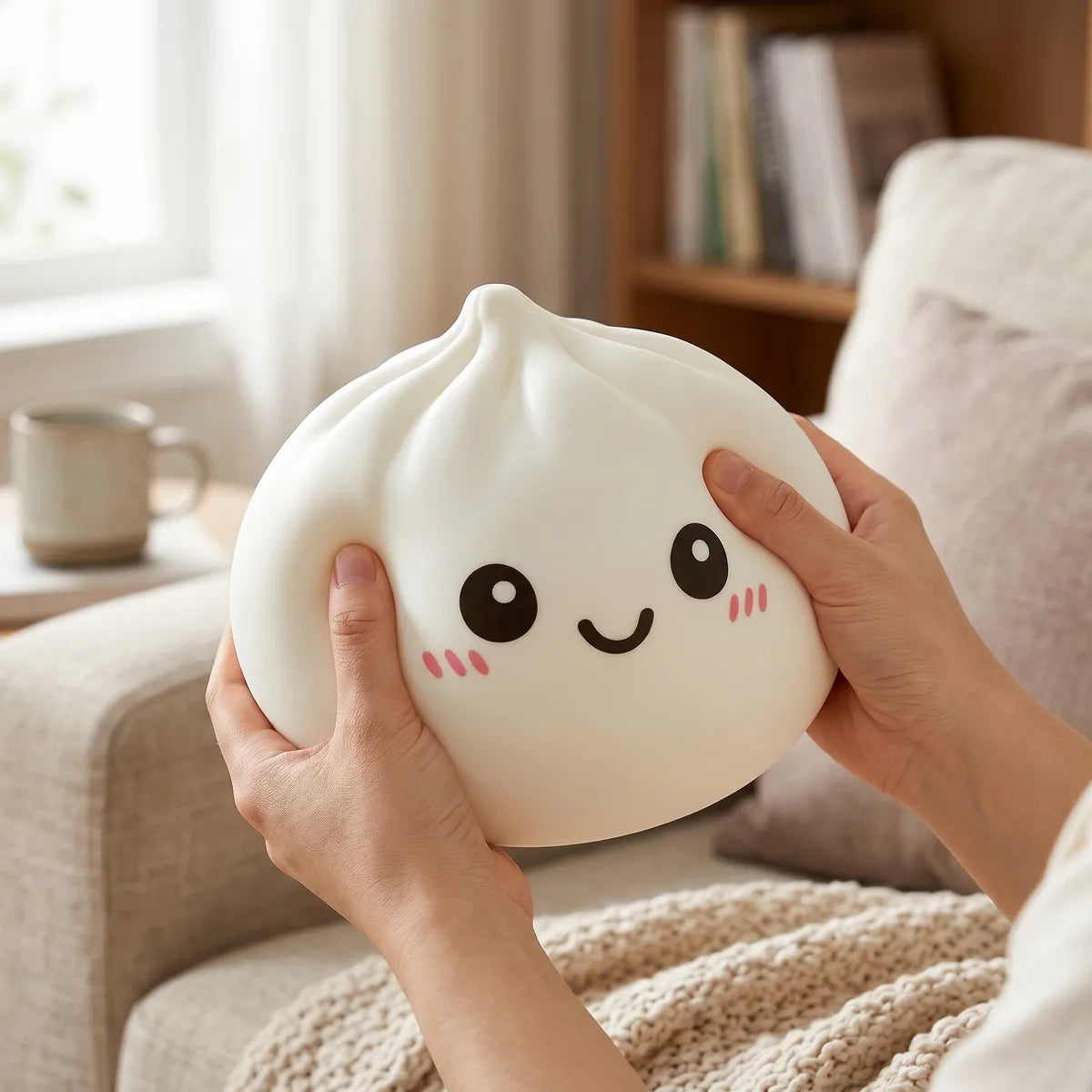 Huggable Giant Dumpling Squishy Toy - Image 6