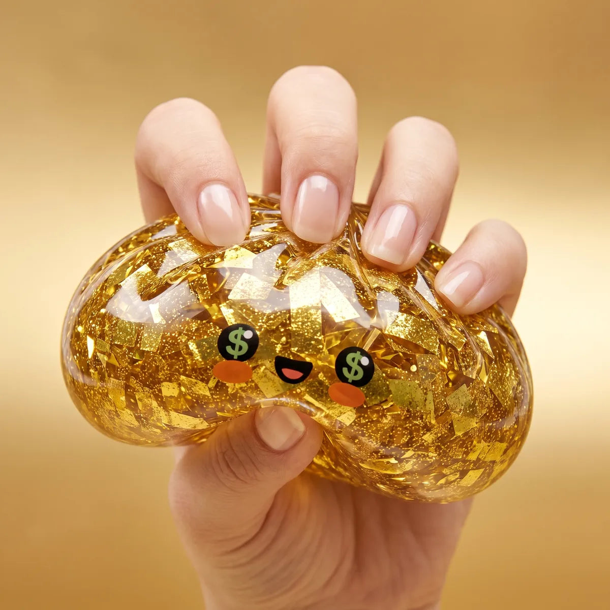 Ultra Rare Lucky Gold Dumpling Squishy - Image 4