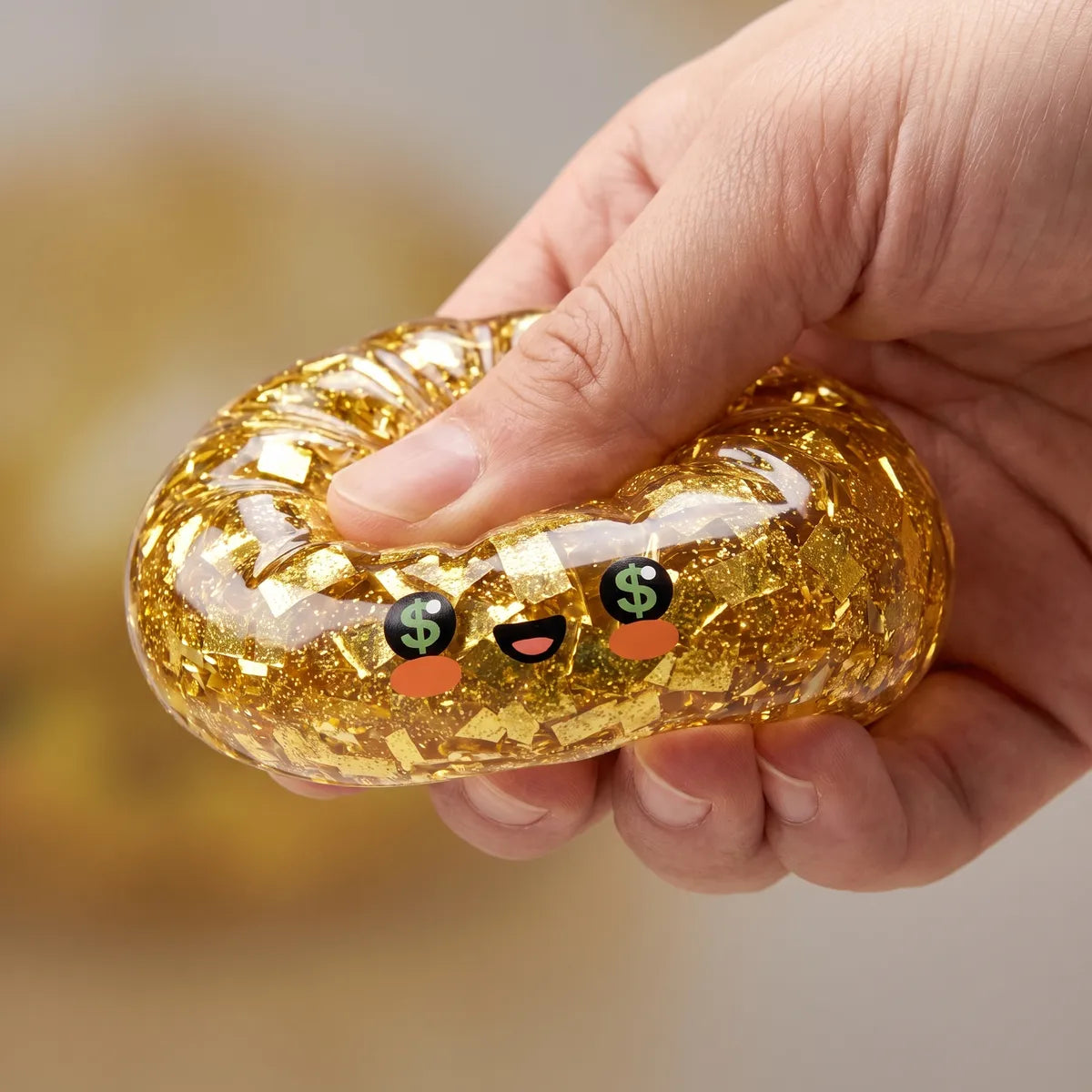 Ultra Rare Lucky Gold Dumpling Squishy - Image 5