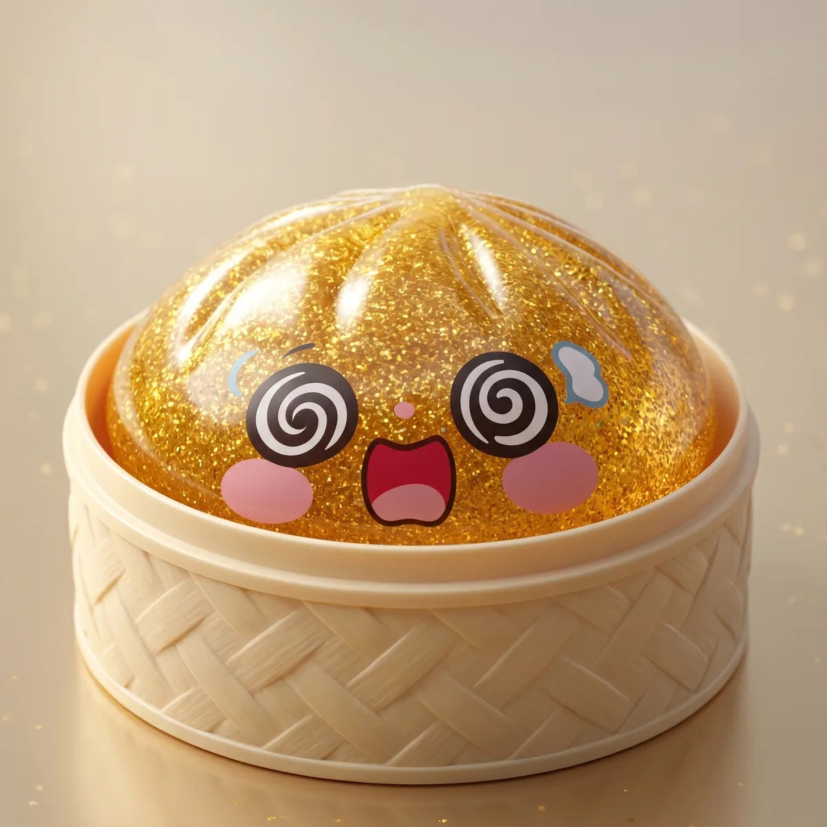 Lucky Golden Dumpling Squishy - Image 2