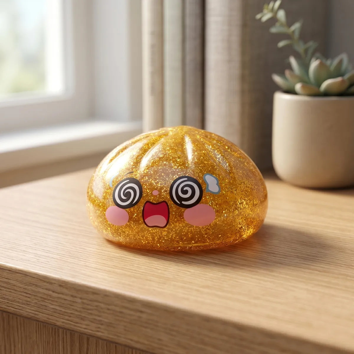 Lucky Golden Dumpling Squishy - Image 8