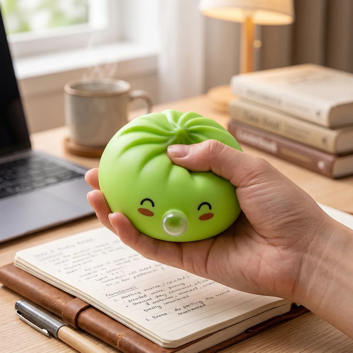 Matcha Green Rare Blow Dumpling Squishy - Image 7