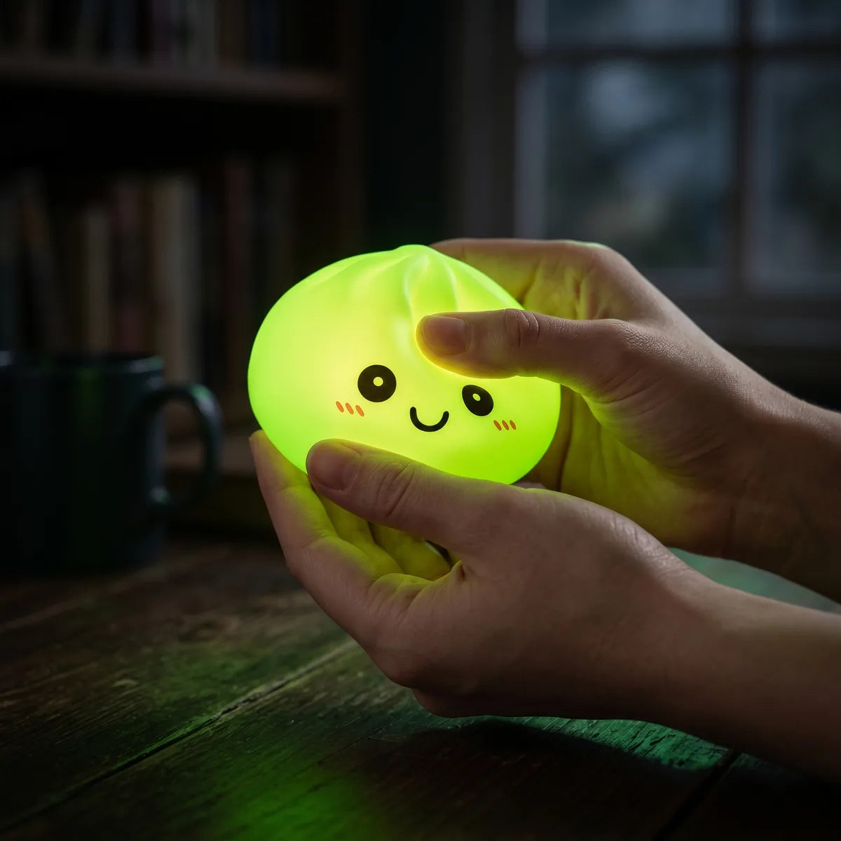 Glow Green Squishy Dumpling Light - Image 7