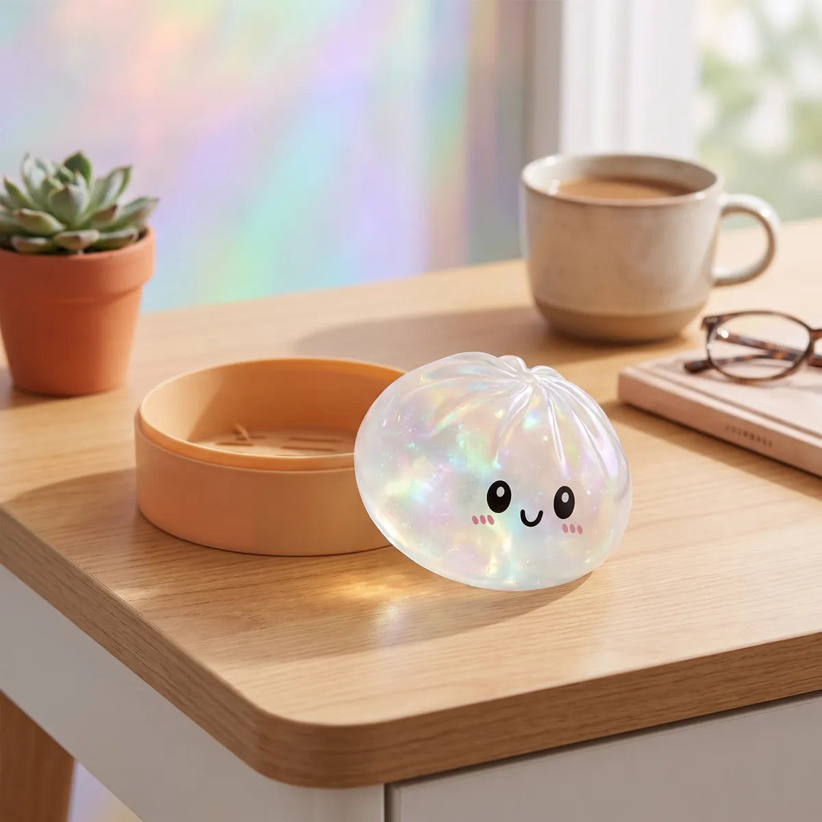 Iridescent Holographic Dumpling Squishy - Image 8