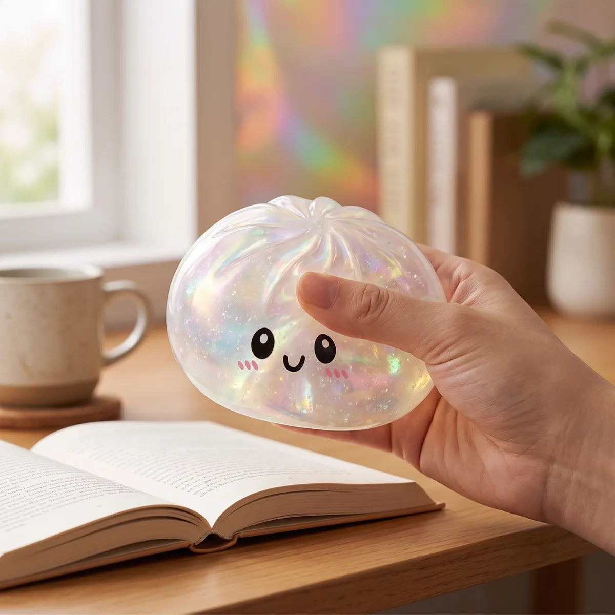 Iridescent Holographic Dumpling Squishy - Image 7