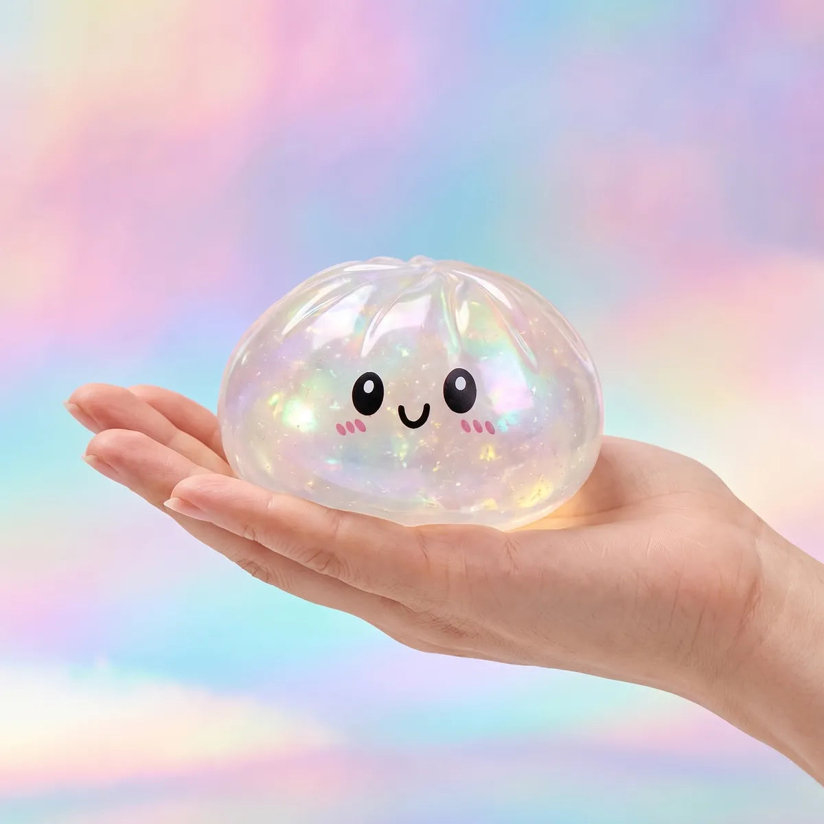 Iridescent Holographic Dumpling Squishy - Image 3
