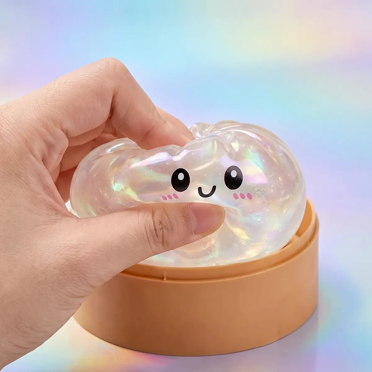 Iridescent Holographic Dumpling Squishy - Image 5
