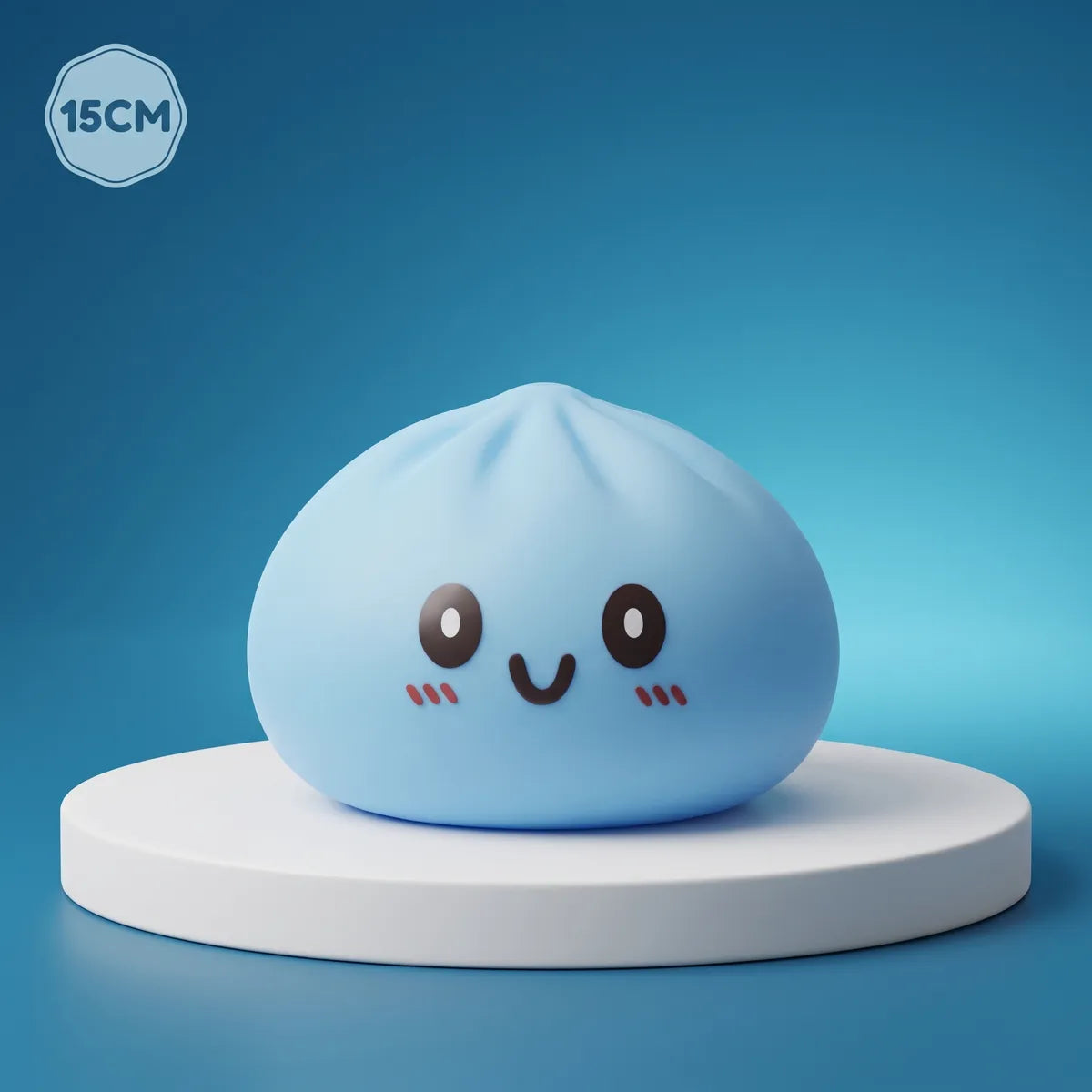 Jumbo Large Blue Dumpling Squishy