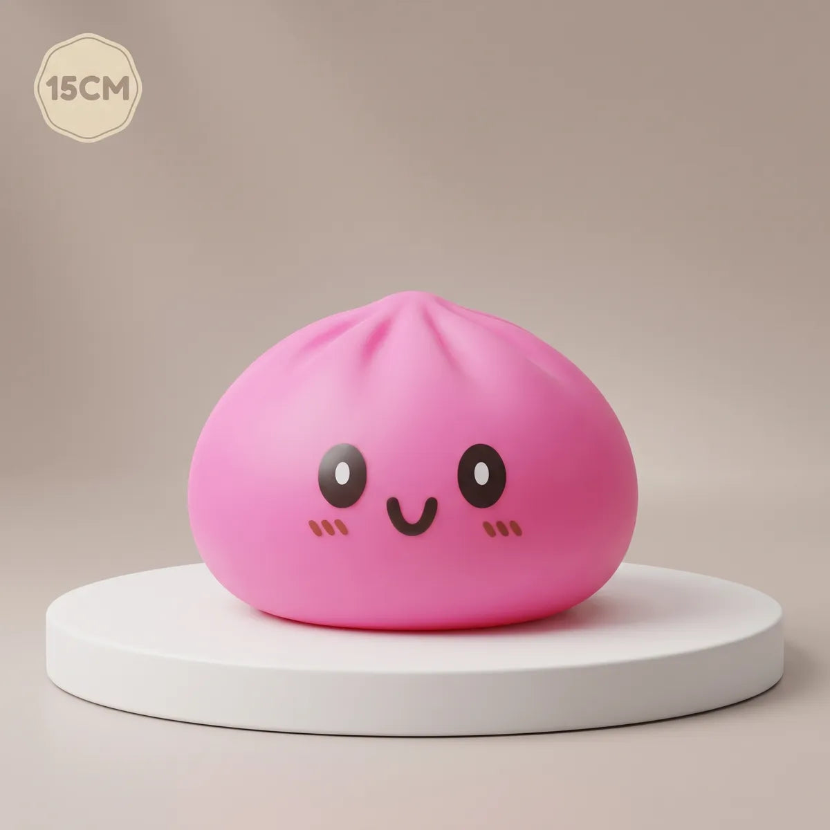 Jumbo Large Pink Dumpling Squishy