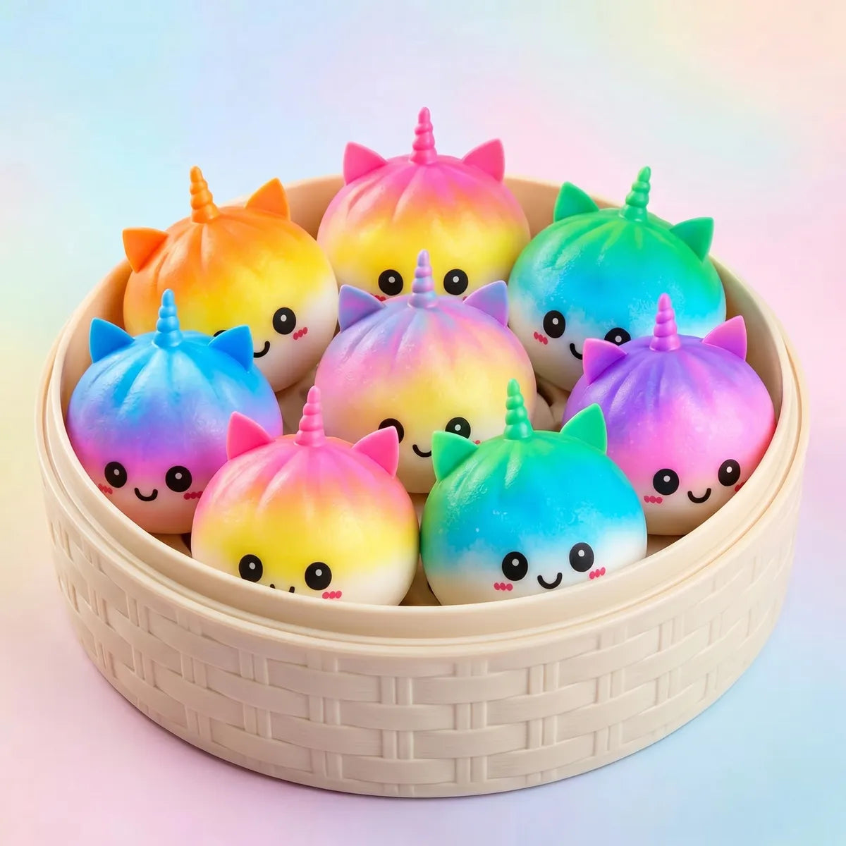 Magical Jumbo Unicorn Rainbow Squishy Dumplings - Image 3