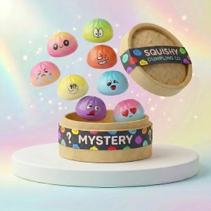 Kawaii Mini Dumpling Squishy Toy