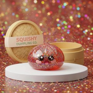 Kawaii Pink Galaxy Dumpling Squishy