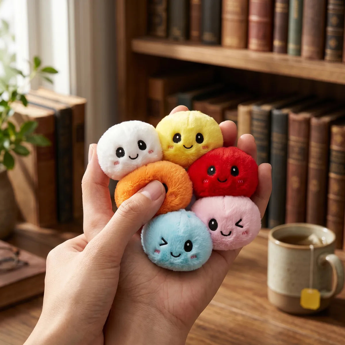 Keychain Plush Dumpling Squishy 6 Pieces - Image 7