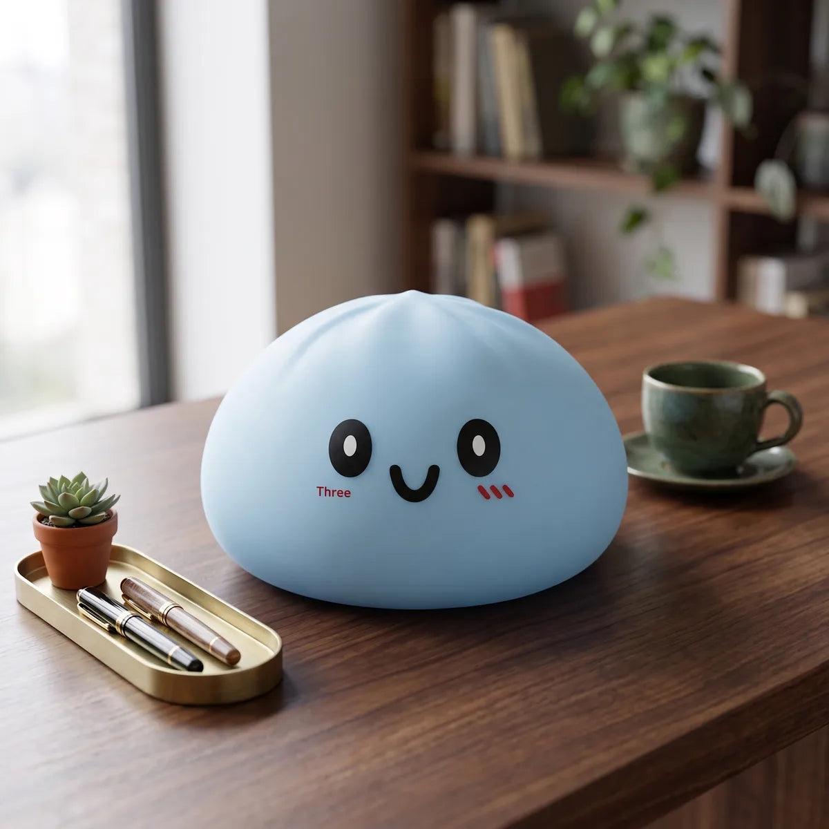Jumbo Large Blue Dumpling Squishy - Image 7