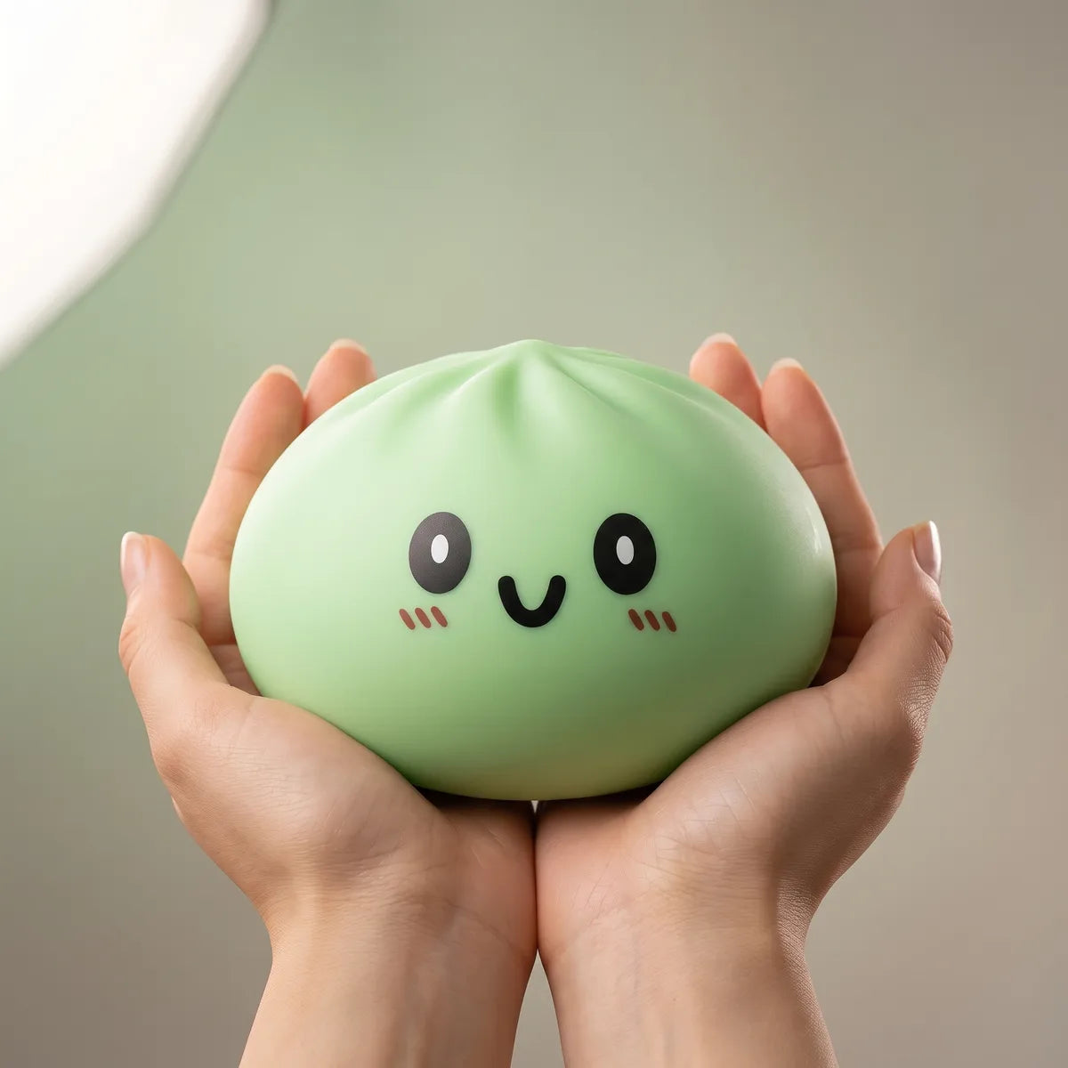 Jumbo Large Green Dumpling Squishy - Image 2