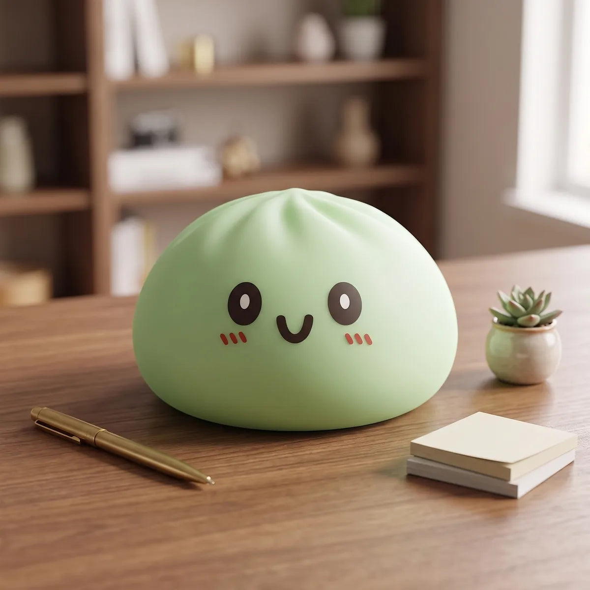 Jumbo Large Green Dumpling Squishy - Image 7