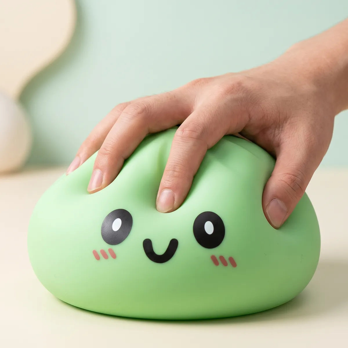 Jumbo Large Green Dumpling Squishy - Image 3