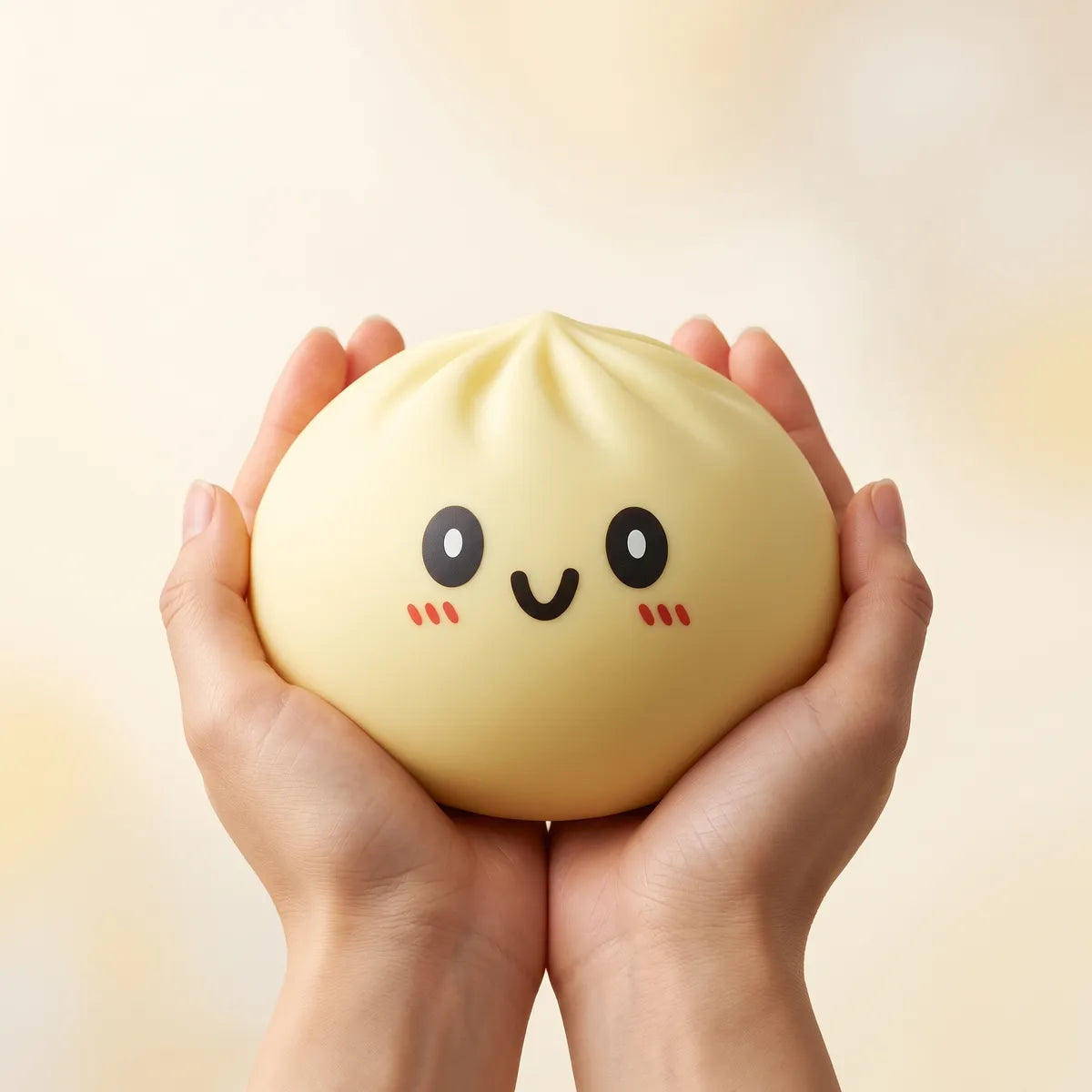 Jumbo Large Yellow Dumpling Squishy - Image 2