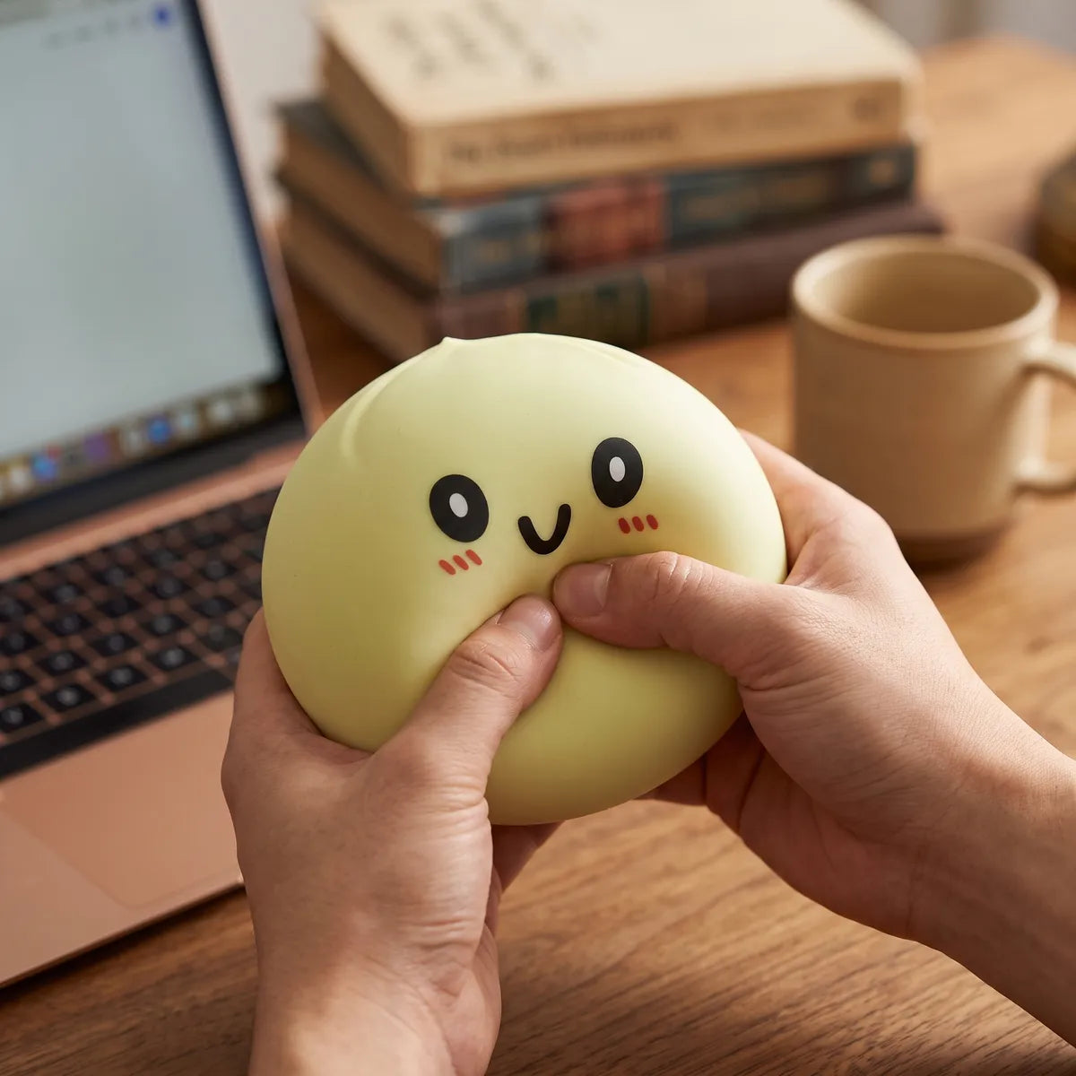 Jumbo Large Yellow Dumpling Squishy - Image 6