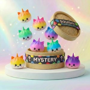 Magical Jumbo Unicorn Rainbow Squishy Dumplings