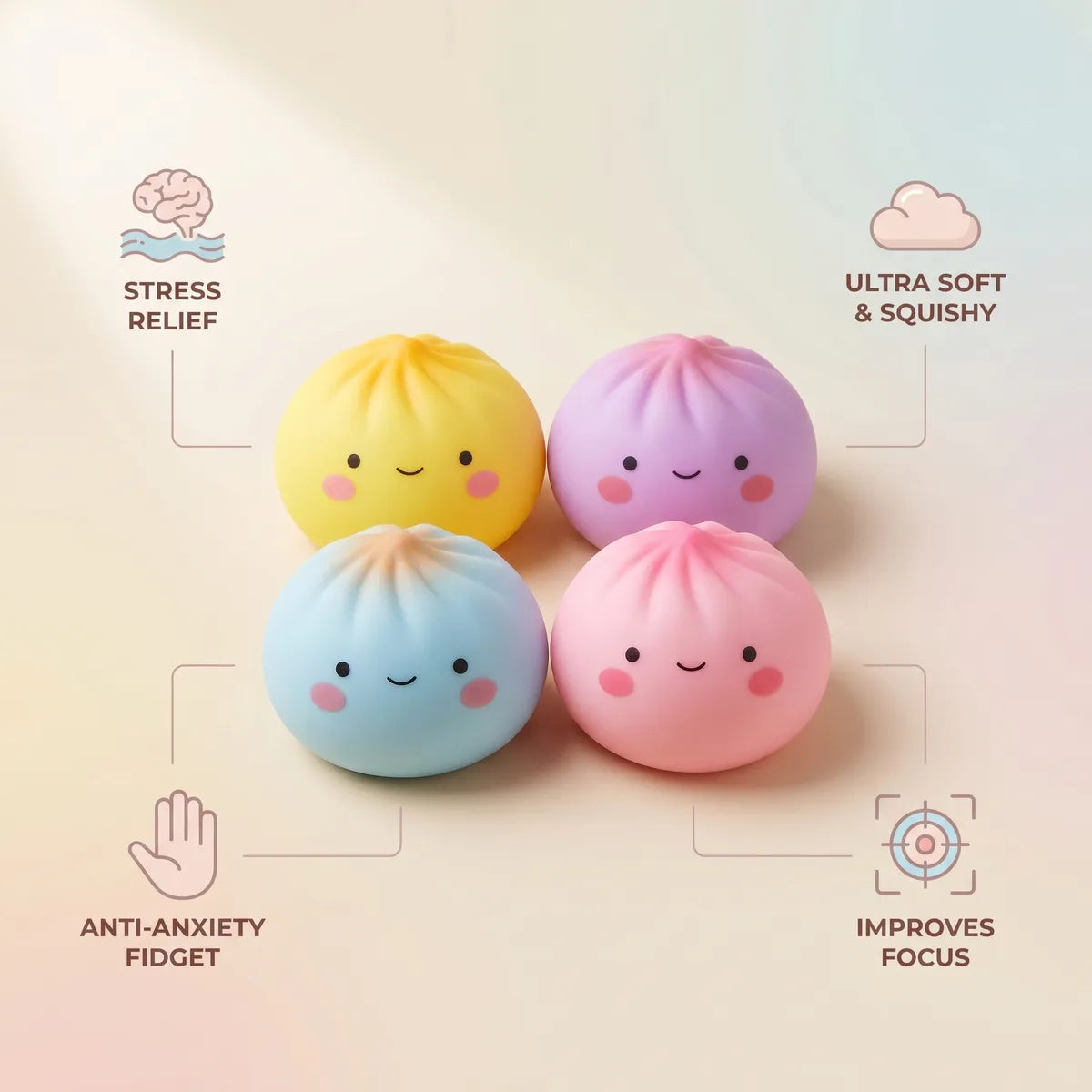 Surprise Mini Dumpling Squishy Toy Blind Bag - Image 6