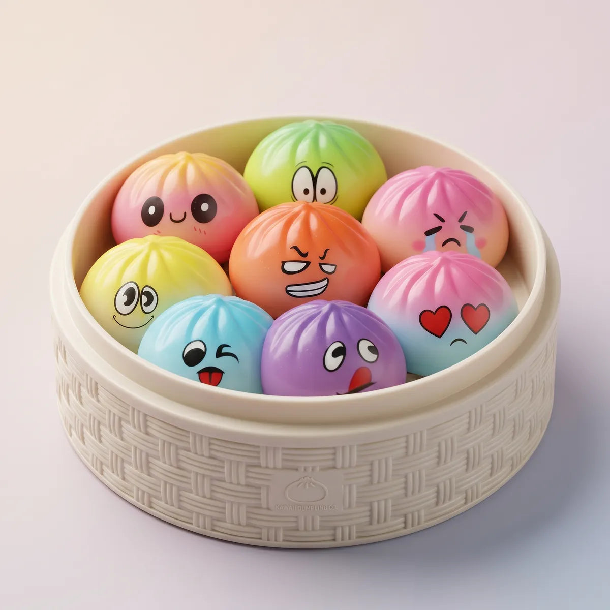 Kawaii Mini Dumpling Squishy Toy - Image 3
