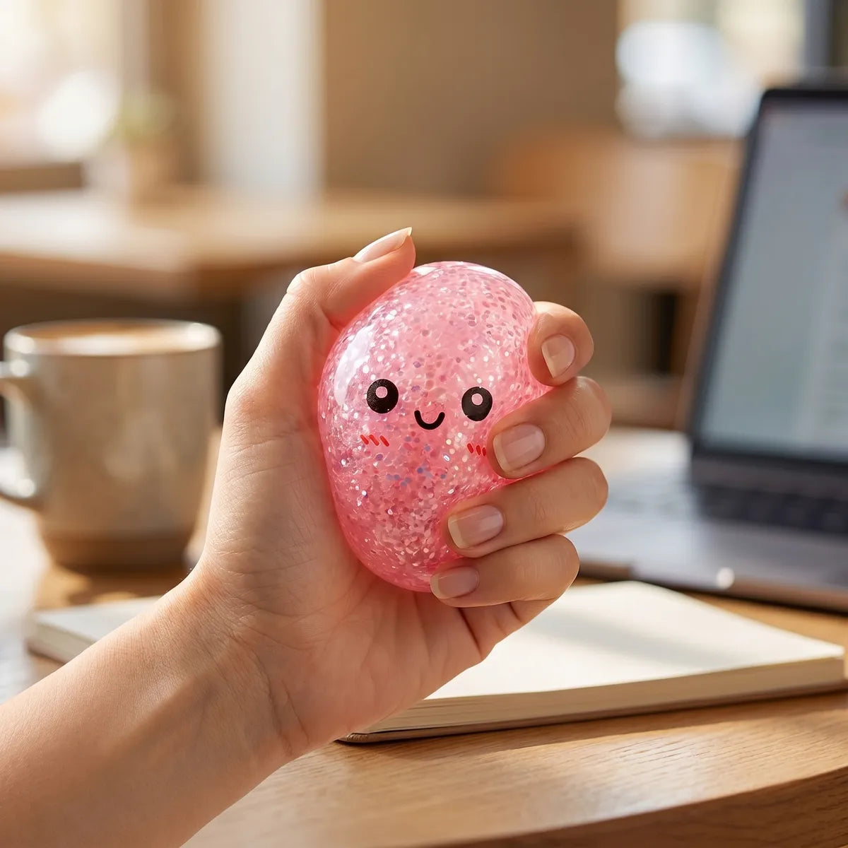 Shiny Mini Metallic Dumpling Squishy - Image 8