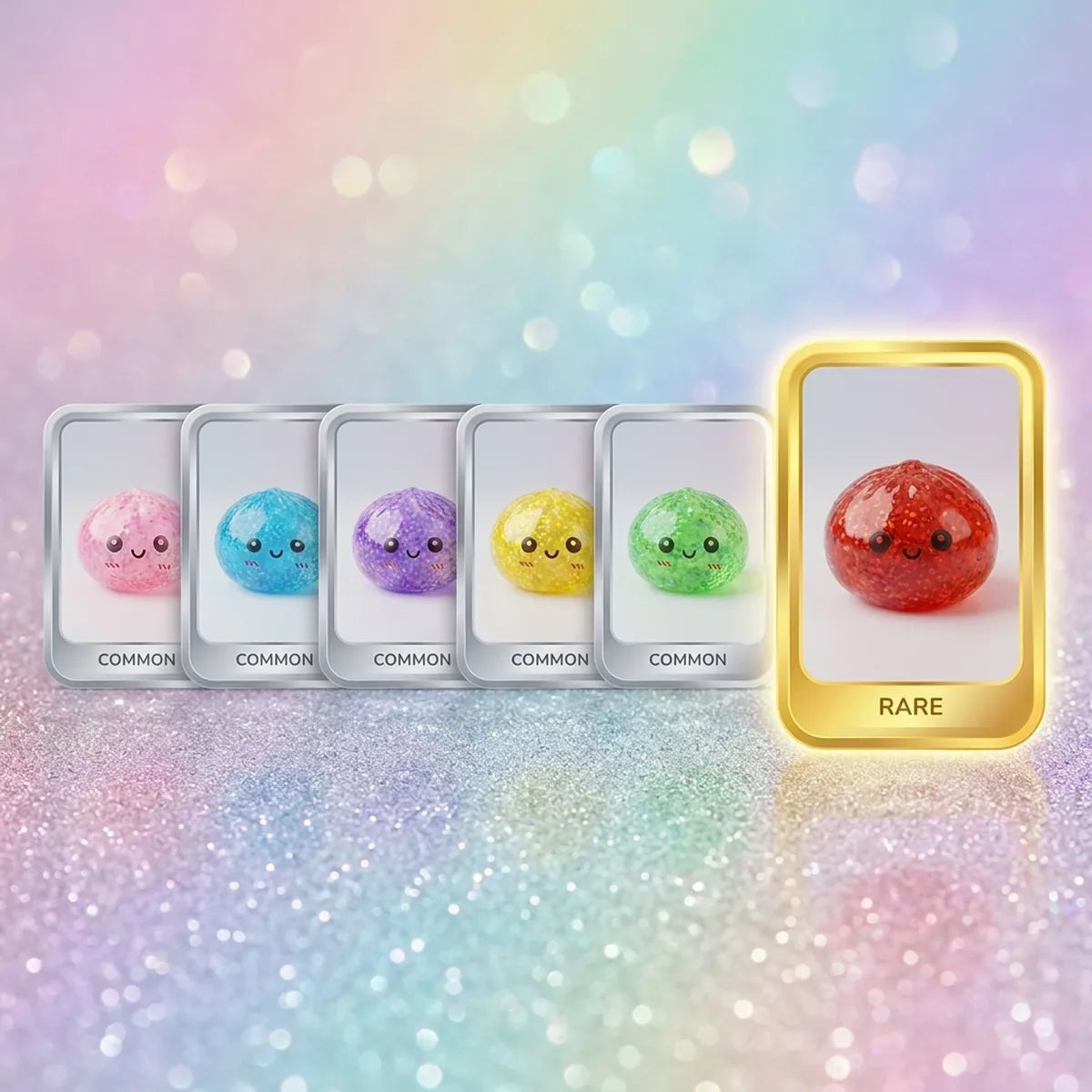 Shiny Mini Metallic Dumpling Squishy - Image 2