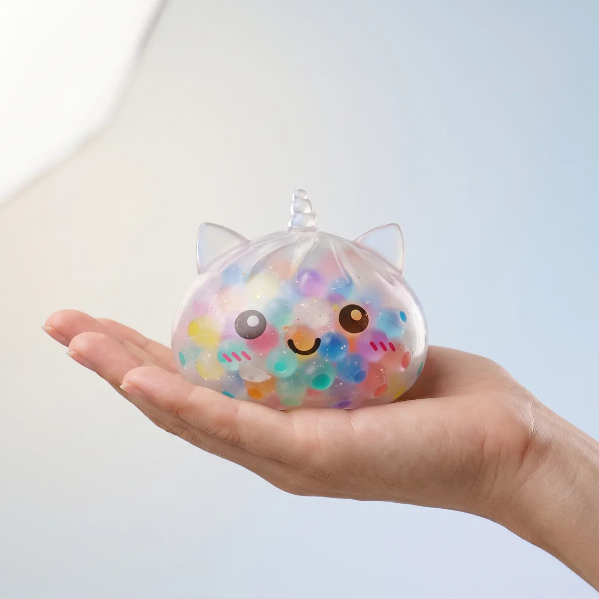Pastel Multicolor Unicorn Bubble Dumpling Squishy - Image 3