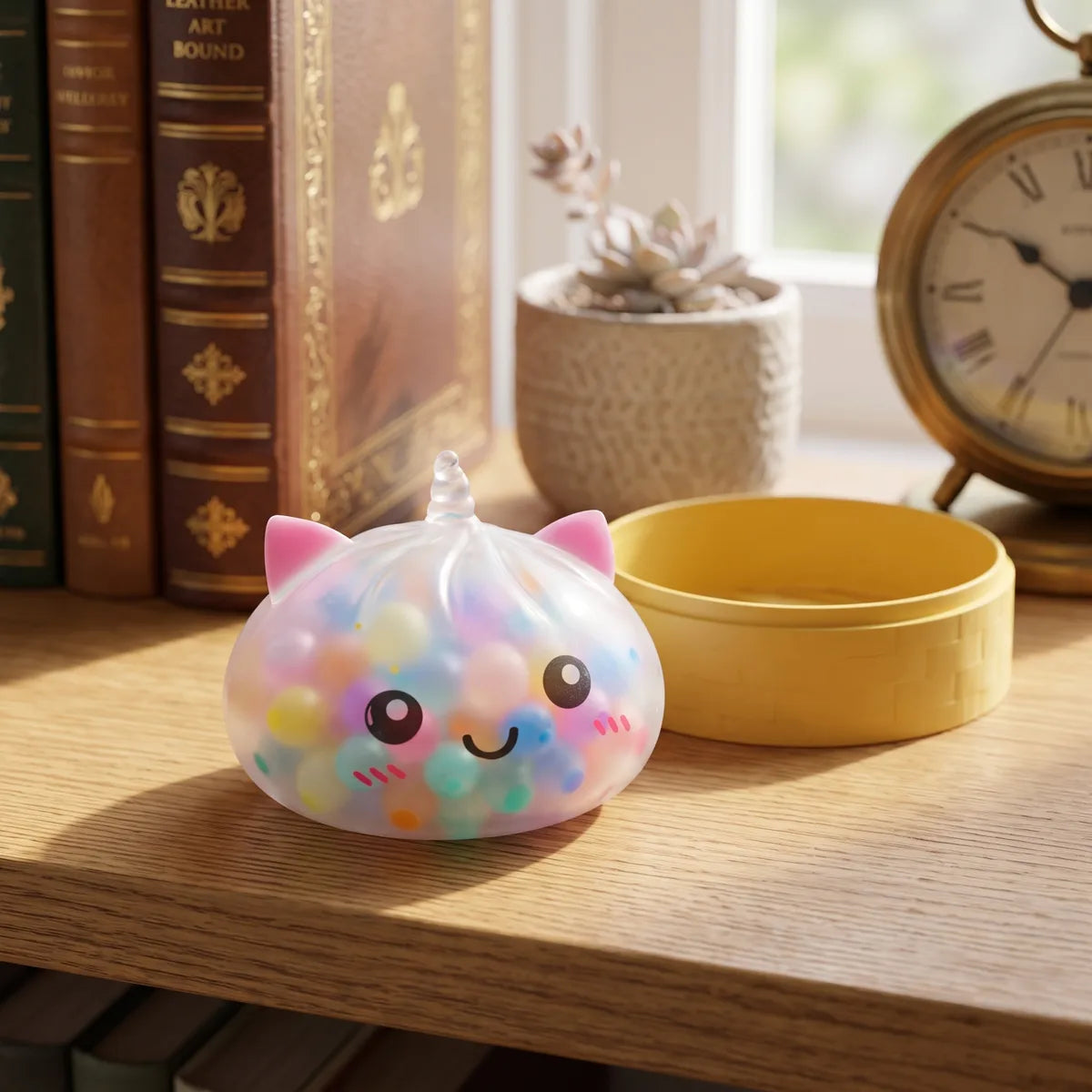Pastel Multicolor Unicorn Bubble Dumpling Squishy - Image 8