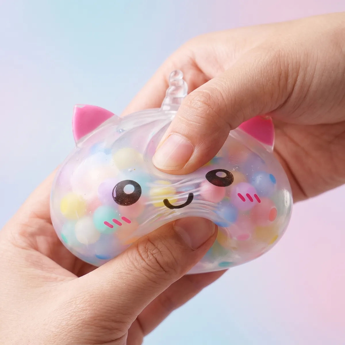 Pastel Multicolor Unicorn Bubble Dumpling Squishy - Image 4