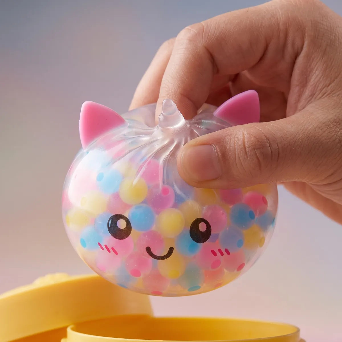Pastel Multicolor Unicorn Bubble Dumpling Squishy - Image 5