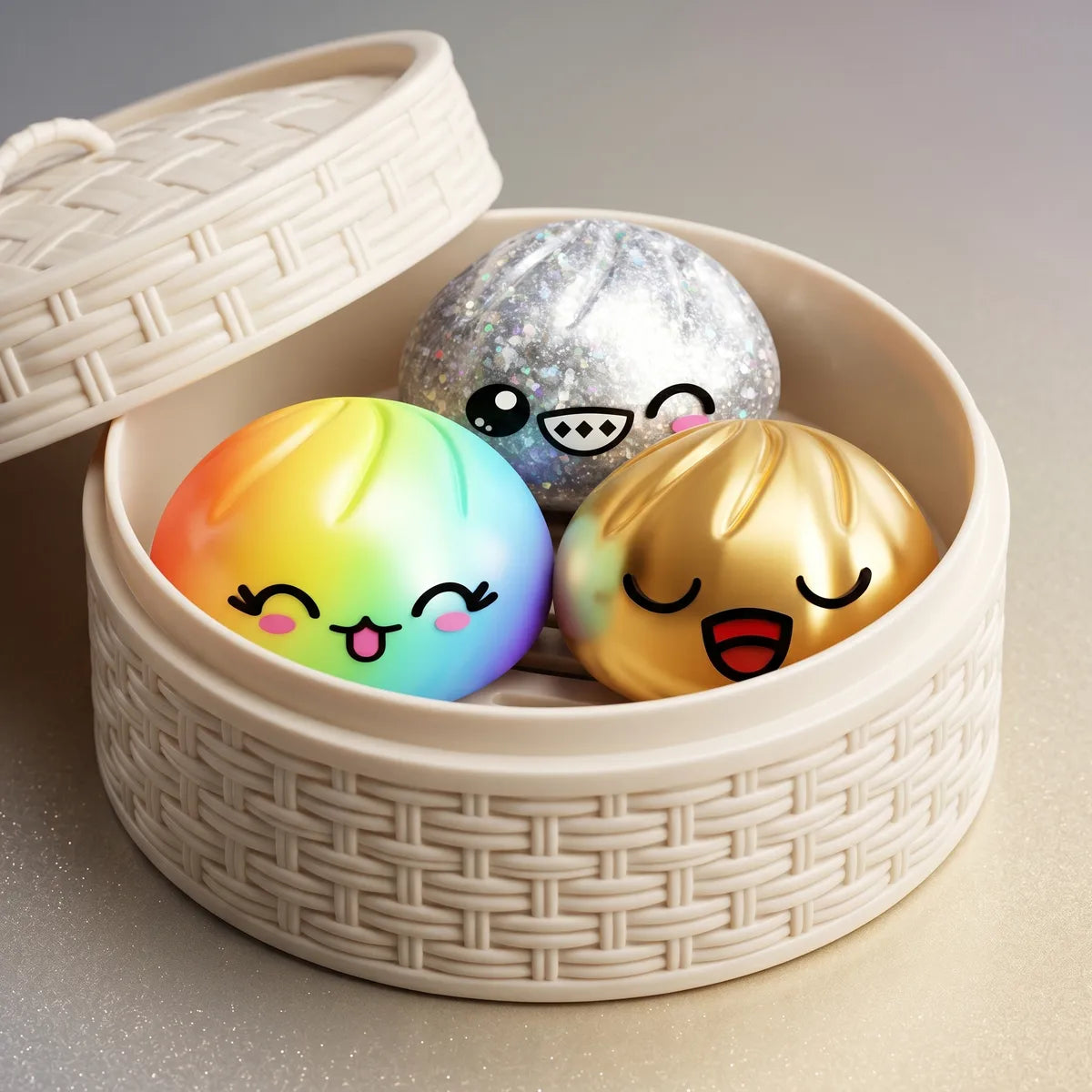Collectible Mystery Dumpling Squishy Rare - Image 3